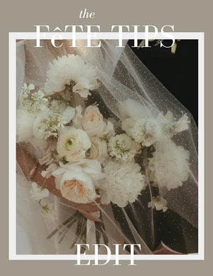 FêTE TIPS - THINGS BRIDES OVERLOOK WHEN PLANNING A WEDDING