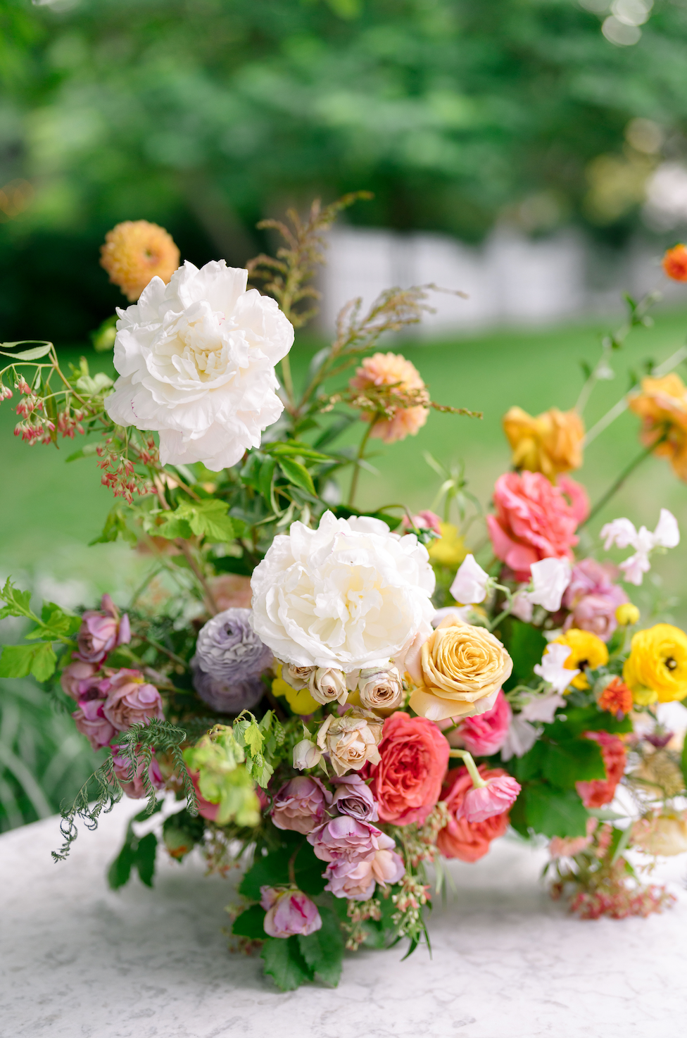 A Garden Romance Wedding