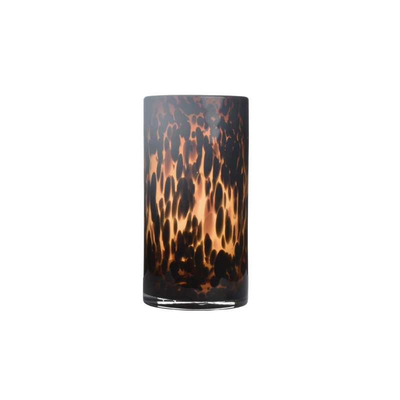 Leopard Tube Vase
