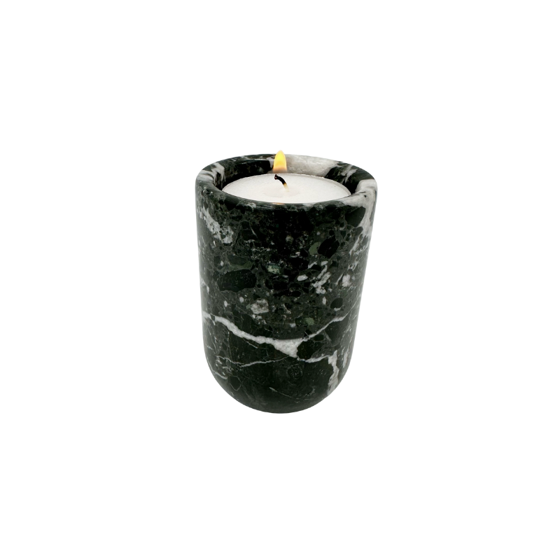 Marble Tea Light Pillar