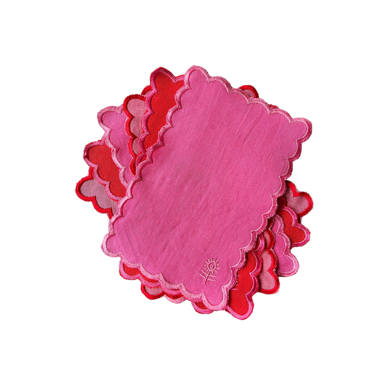 Linen Cocktail Napkins - Set of 6