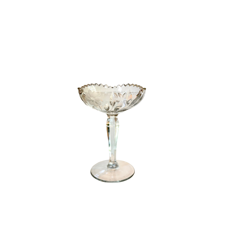 Glass Compote Vase
