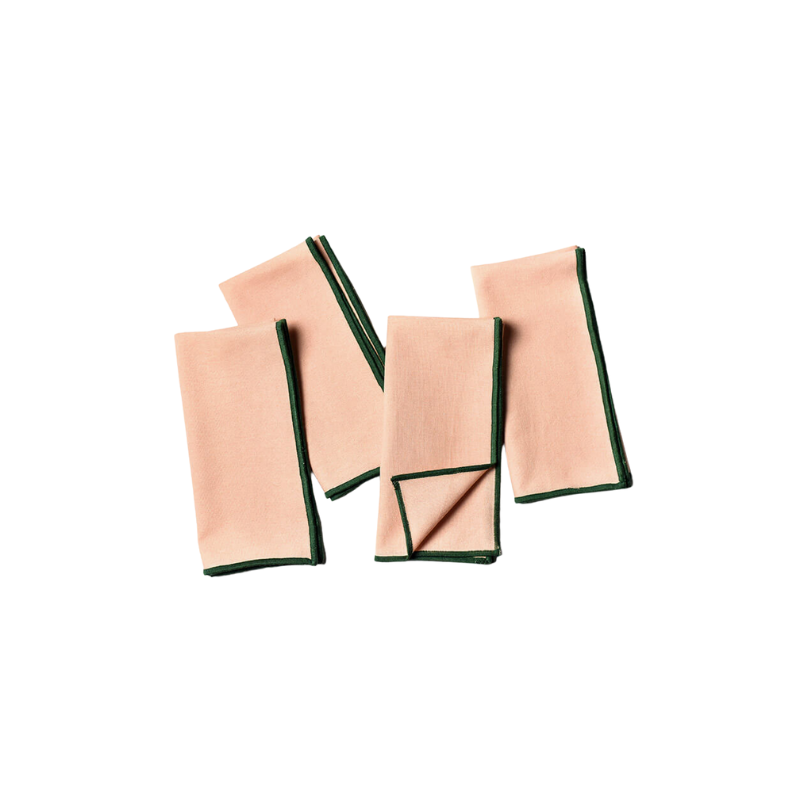 Blush Linen Napkins - Set of 4