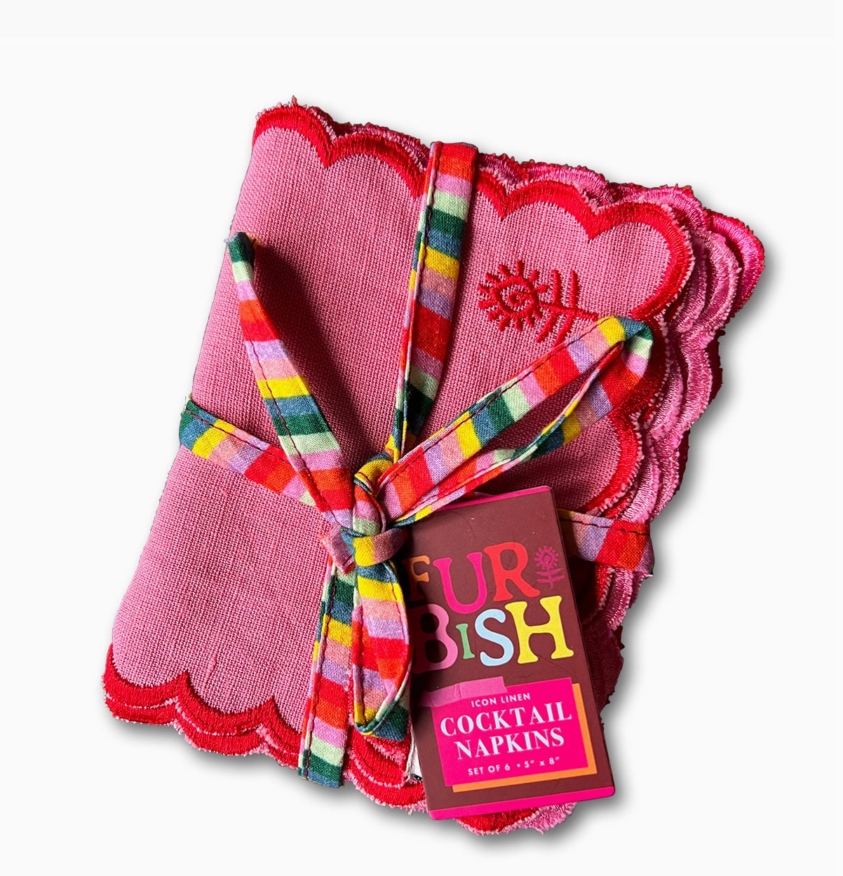 Linen Cocktail Napkins - Set of 6