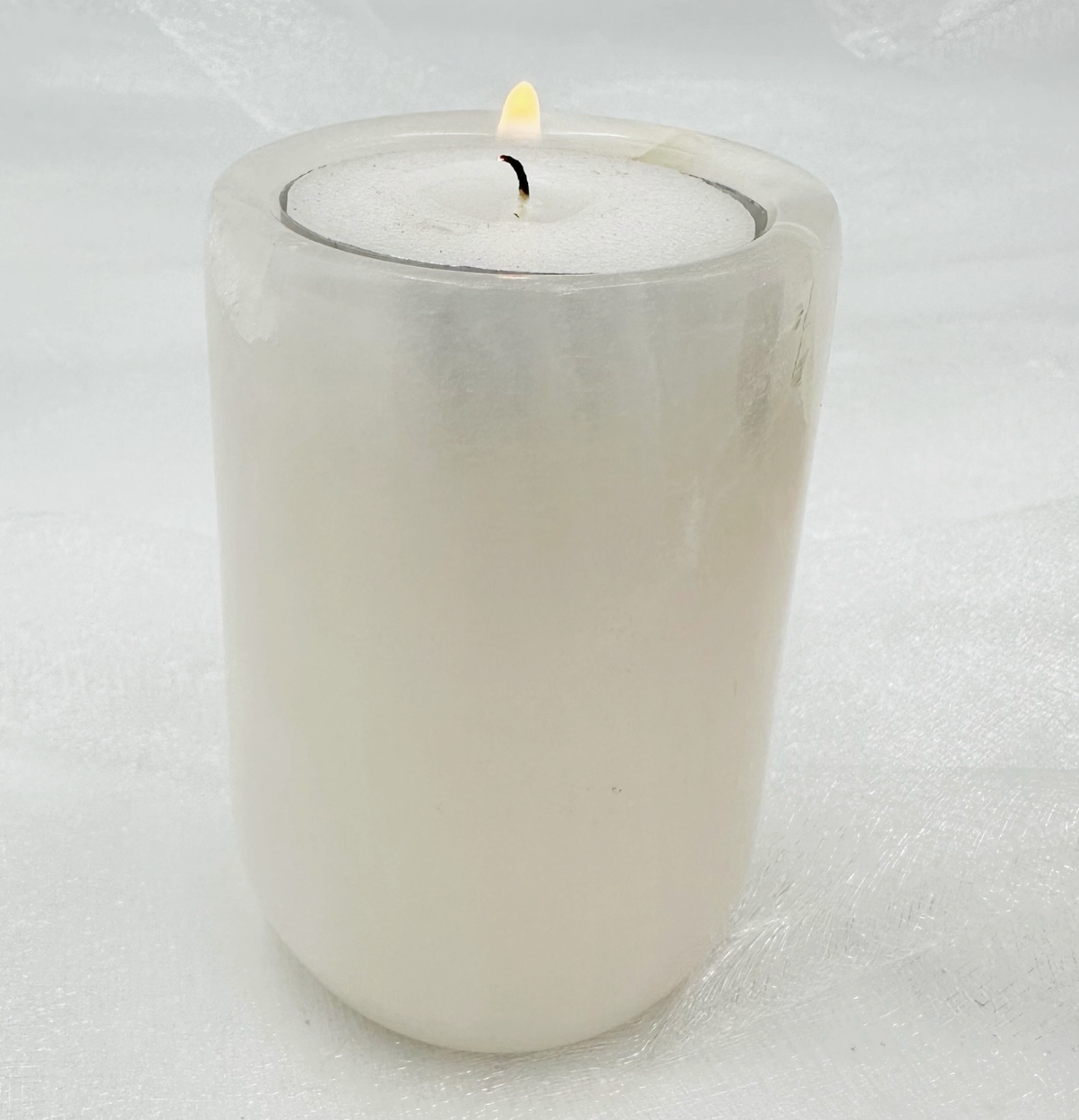 Marble Tea Light Pillar