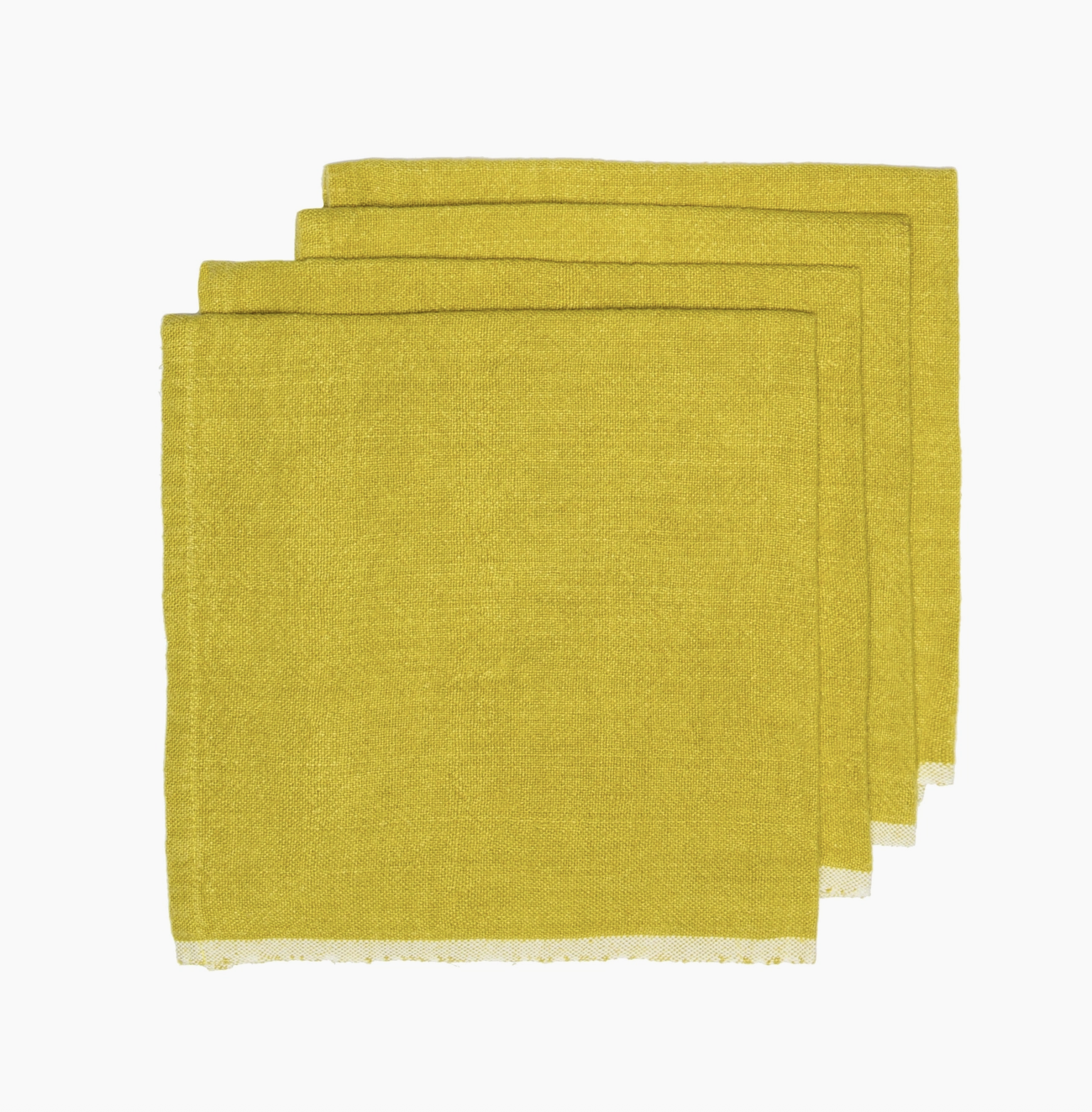 Linen Lime Napkins - Set of 4
