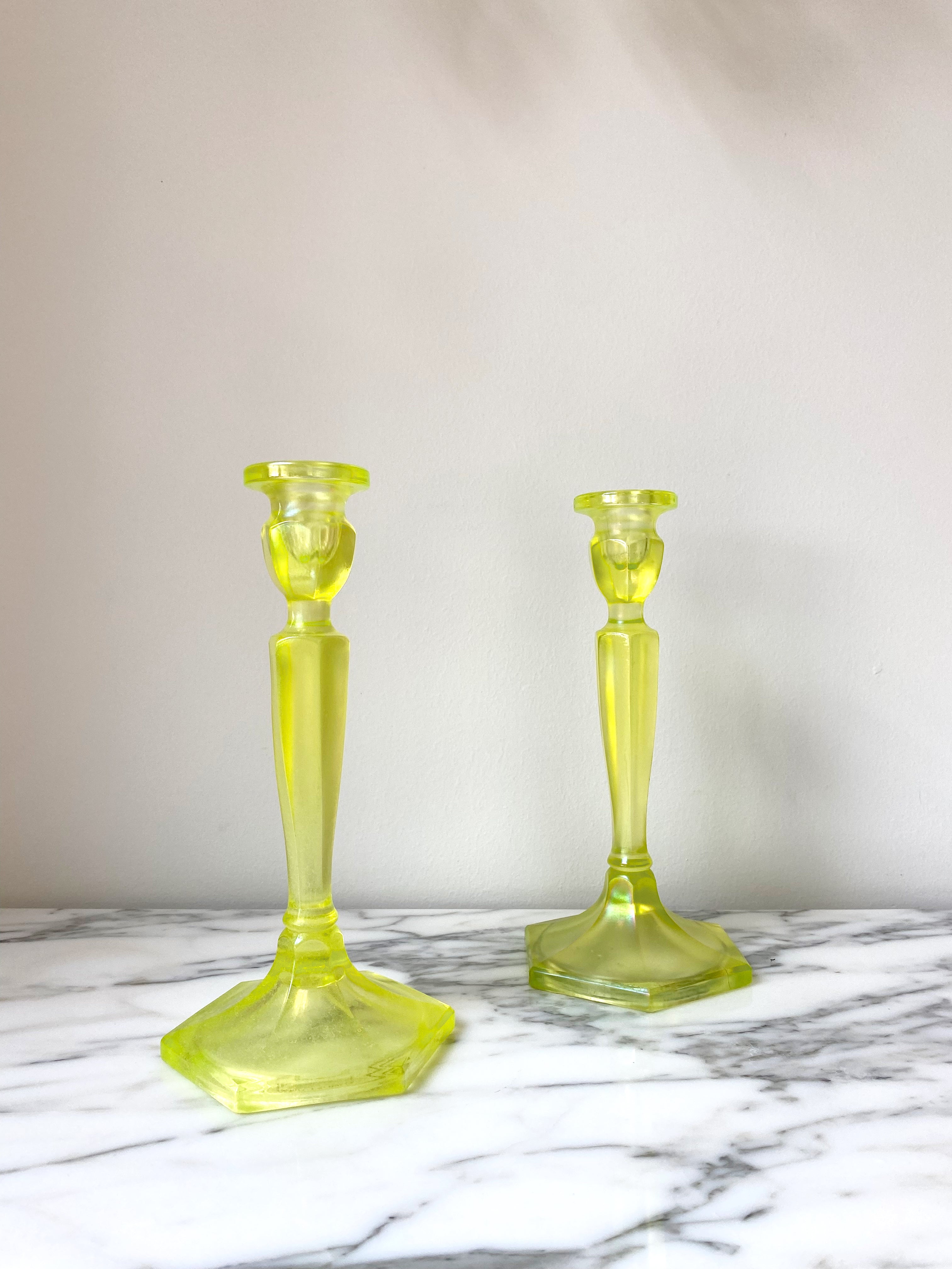 Neon Tapper Candle Holder